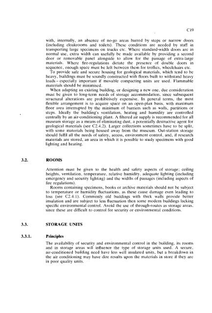 GUIDELINES FOR THE CURATION OF GEOLOGICAL MATERIALS