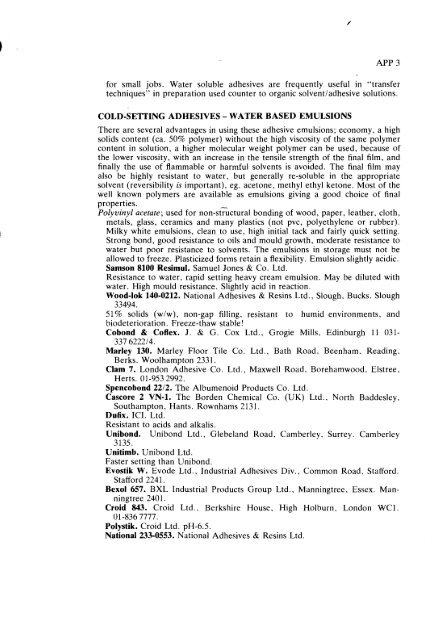 GUIDELINES FOR THE CURATION OF GEOLOGICAL MATERIALS