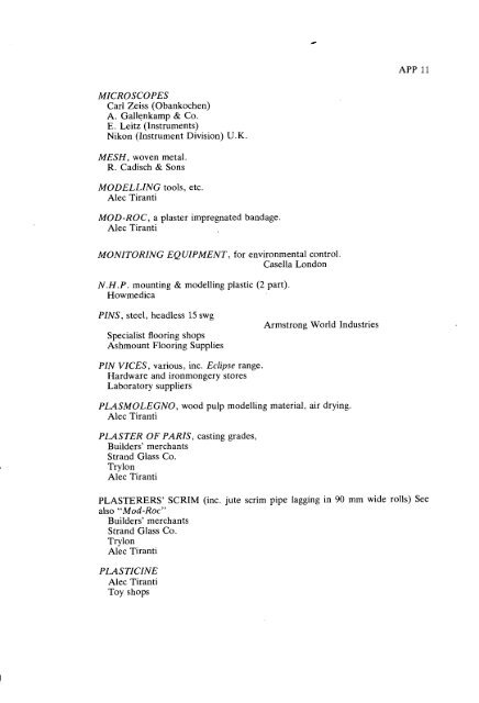 GUIDELINES FOR THE CURATION OF GEOLOGICAL MATERIALS