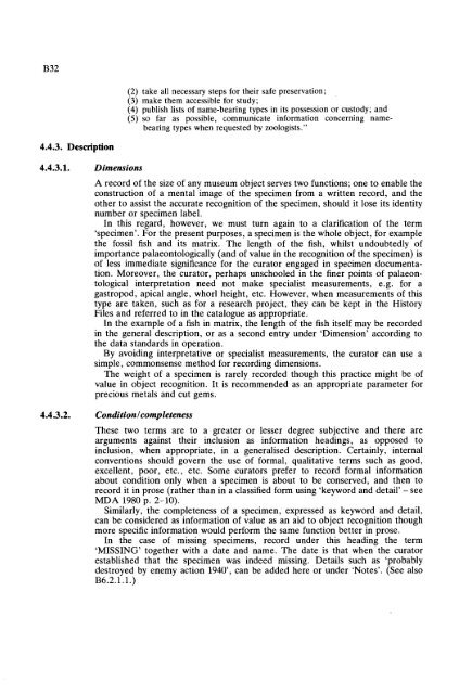 GUIDELINES FOR THE CURATION OF GEOLOGICAL MATERIALS