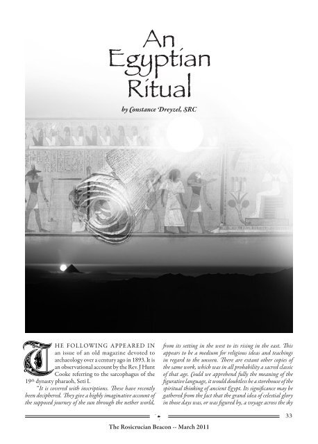 Rosicrucian Beacon Magazine - 2011-03 - AMORC