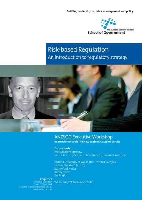 Risk-based Regulation - Australia and New Zealand School of ...