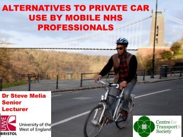 Alternative to private car use by mobile NHS staff