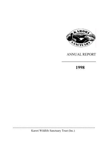 Annual report 1997-98 - Zealandia