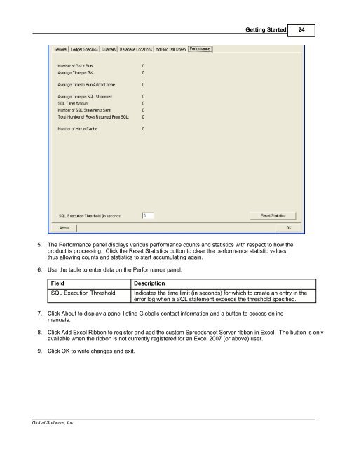 Spreadsheet Server for use with Lawson - Global Software, Inc.