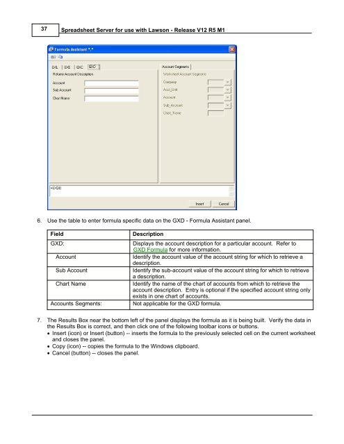 Spreadsheet Server for use with Lawson - Global Software, Inc.