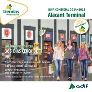 Guía tiendas de la estación de Alacant Terminal