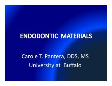 Carole T. Pantera, DDS, MS University at Buffalo