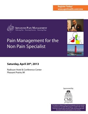 Pain Management for the Non Pain Specialist - Medical College of ...