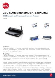 GBC COMBBIND BINDMATE BINDING