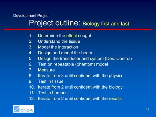 A Methodology for Ultrasound Product Development - Ultrasonic ...