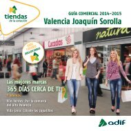 Guía tiendas de la estación Valencia Joaquín Sorolla
