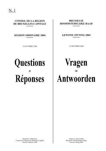 Vragen Antwoorden Questions Réponses - weblex.irisnet.be ...