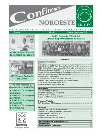 Octubre - Diciembre - ANUIES - Universidad AutÃ³noma de Chihuahua