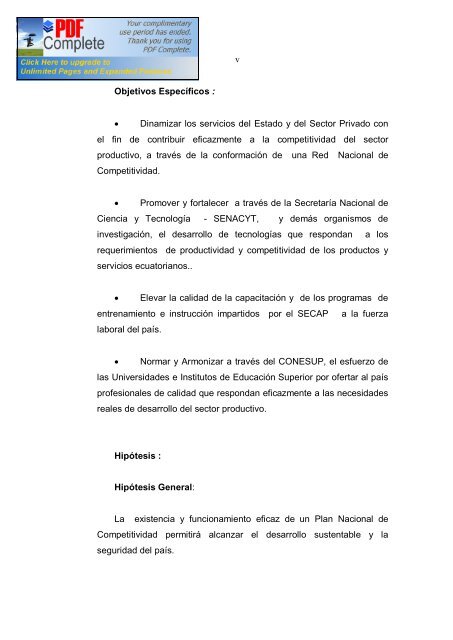 republica del ecuador - Repositorio Digital IAEN - Instituto de Altos ...