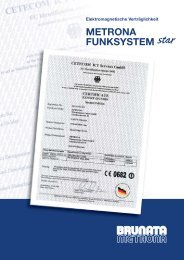Technisches Datenblatt TELMETRIC plus/star - Brunata