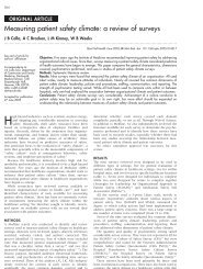 Measuring patient safety climate: a review of surveys