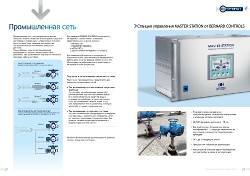 Взрывозащищенные электроприводы с ... - Bernard Controls