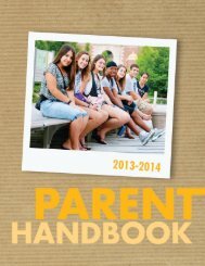 Parent Handbook - Campus Life - Adelphi University