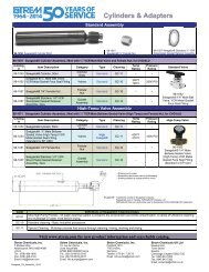 Cylinders & Adapters - Strem Chemicals Inc.