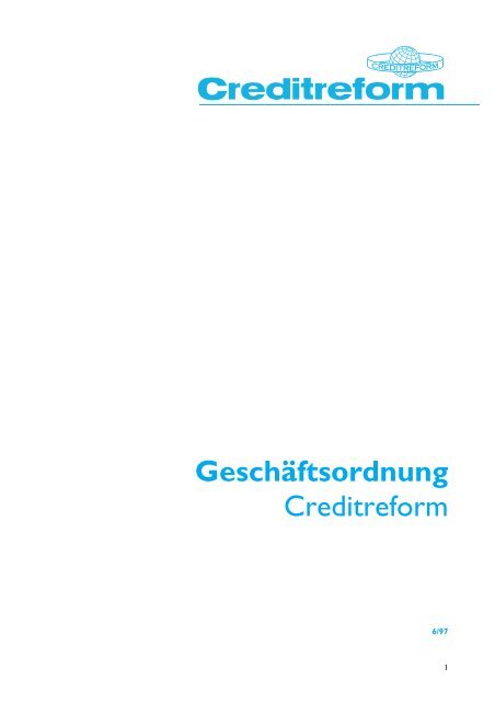 Gescha Ftsordnung Creditreform Hagen