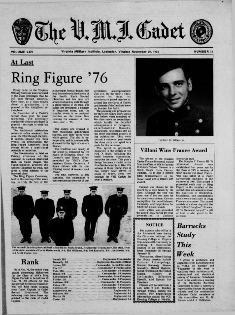 November 22 - New Page 1 [www2.vmi.edu] - Virginia Military Institute