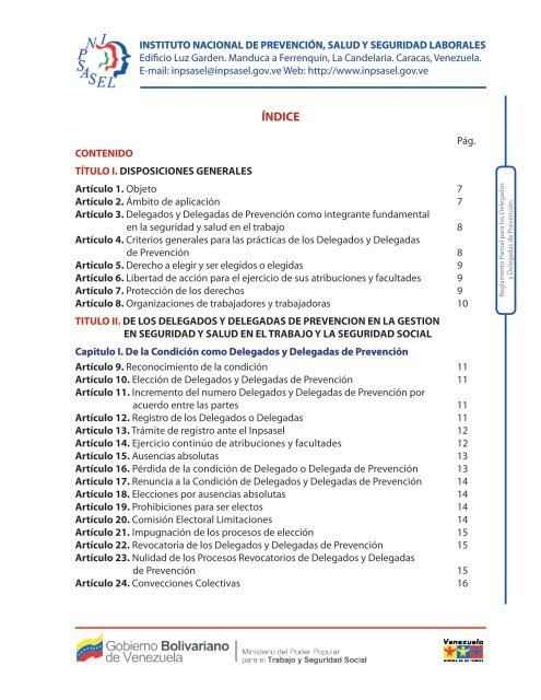 Propuesta de Reglamento Parcial para los Delegados y Delegadas ...