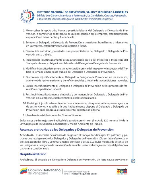 Propuesta de Reglamento Parcial para los Delegados y Delegadas ...