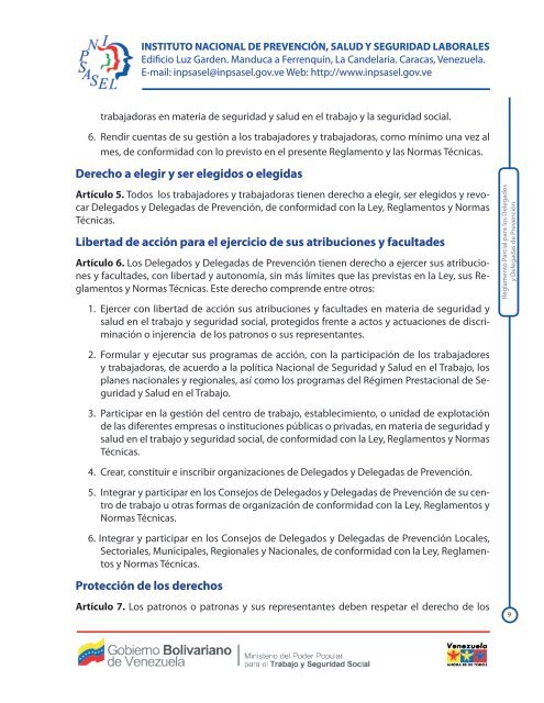 Propuesta de Reglamento Parcial para los Delegados y Delegadas ...