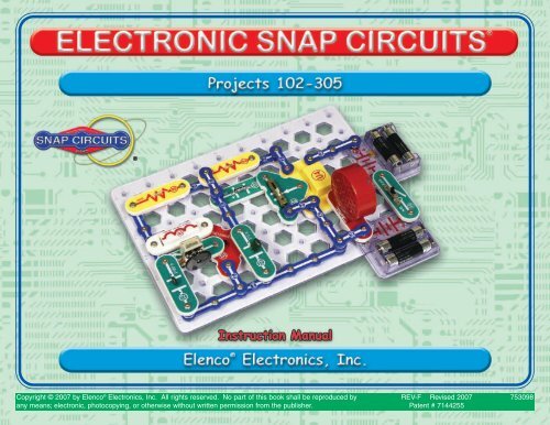 Snap Circuits Electronic Replacement Parts SP Speaker  Elenco 