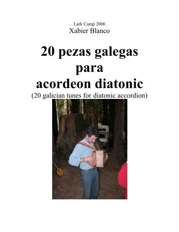 20 pezas galegas para acordeon diatonic - Lark Camp