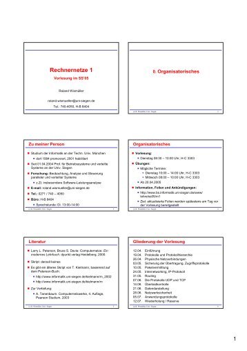 6 auf 1 - Betriebssysteme und verteilte Systeme