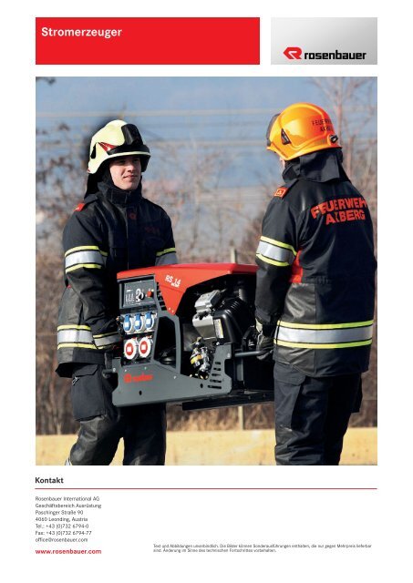 Stromerzeuger - BTL Brandschutz Technik GmbH Leipzig