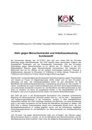 Aktiv gegen Menschenhandel und Arbeitsausbeutung ... - KOK