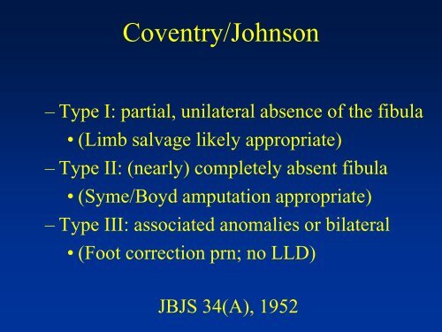 Congenital Short limb - CHU Sainte-Justine - SAAC