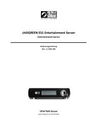 chiliGREEN ES1 Entertainment Server