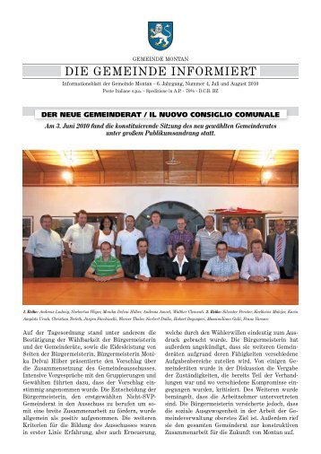 Informationsblatt Nr. 4/2010 (2,58 MB)