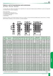 Scheda Catene a rulli serie Americana - Sit SpA