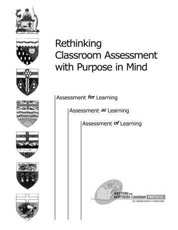 Rethinking Classroom Assessment with Purpose in Mind