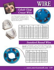 Cobalt Clasp Crozat Wire - American Tooth Industries