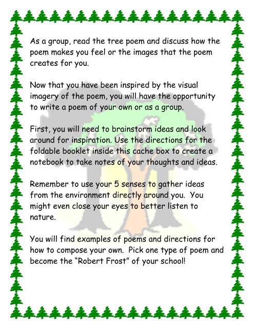 Poetry Worksheet Nc Wise Owl