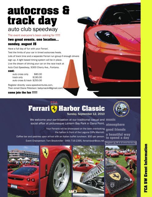 Volume 17 Issue 3 - May/June 2010 - Ferrari Club of America ...