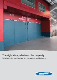 The right door, whatever the property - Novoferm Norge