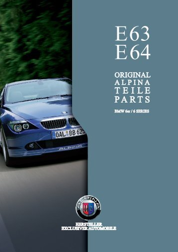 E63/E64 Parts & Accessory - BMW Alpina