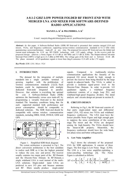 a 0.1-2 ghz low power folded rf front-end with merged lna and mixer for