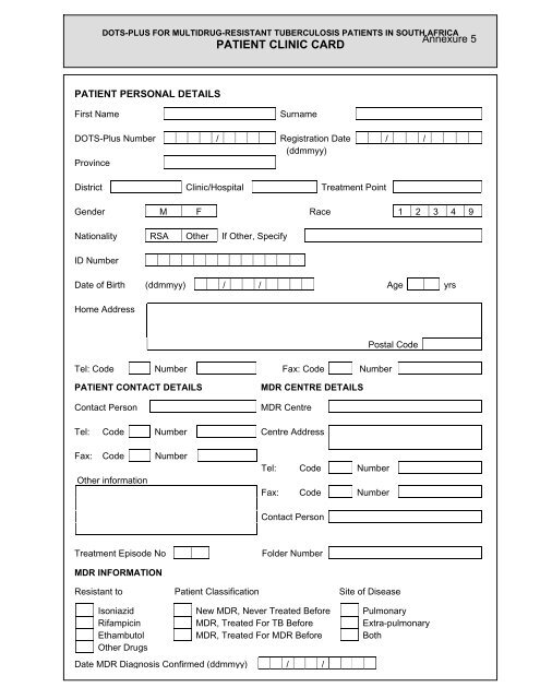 Annexures 5 - SA HealthInfo