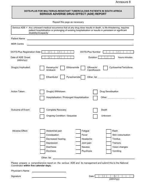 Annexures 5 - SA HealthInfo