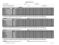 OCCL Medication Log