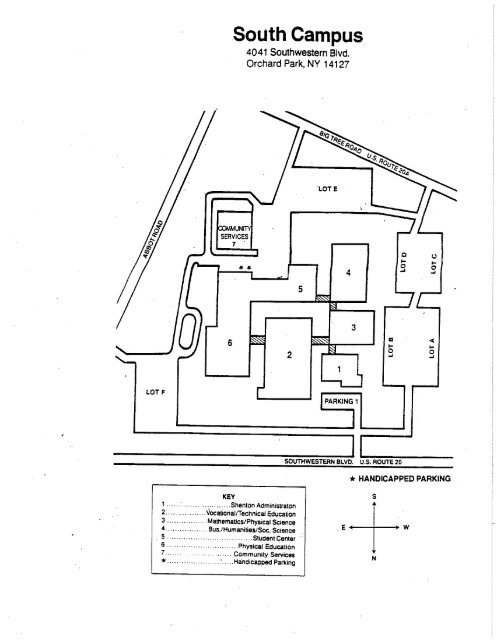 ECC South Campus map