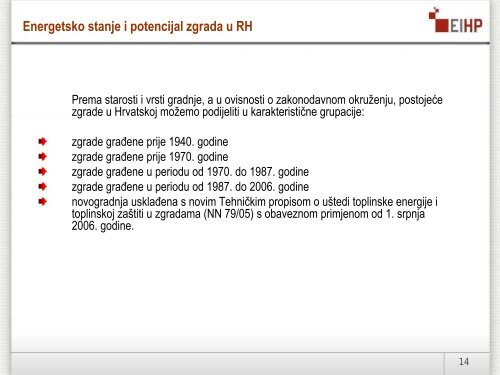 Aktivnosti u provedbi energetskih pregleda - Centar za energetsku ...